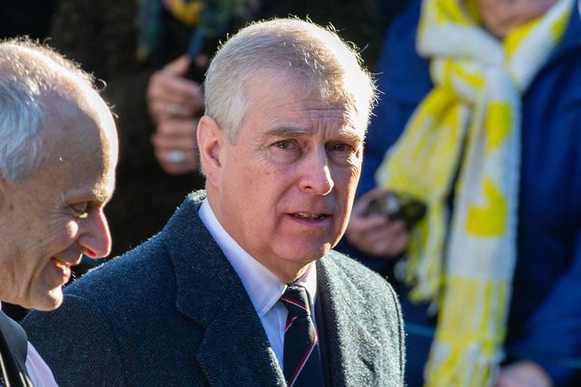 Prince Andrew seen in the U.K. this month.